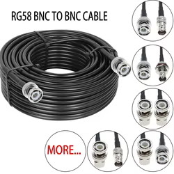 Cable Coaxial RG58 BNC Macho a Hembra – Conector Latón 90º
