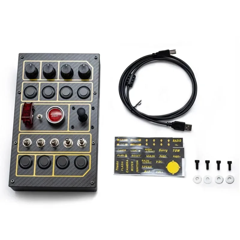 D30 Racing Simulation Control Box Controller Multifunktions-Steuerknopfbox für Thrustmaster - imagen 3