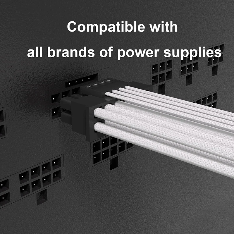 TEUCER-Cable de alimentación Modular para Geforce RTX 3090Ti 4070Ti 5,0 4080 a ATX 4090, 70cm, PCI-e 3,0, 16 pines (12 + 4), 12VHPWR, GPU - imagen 5