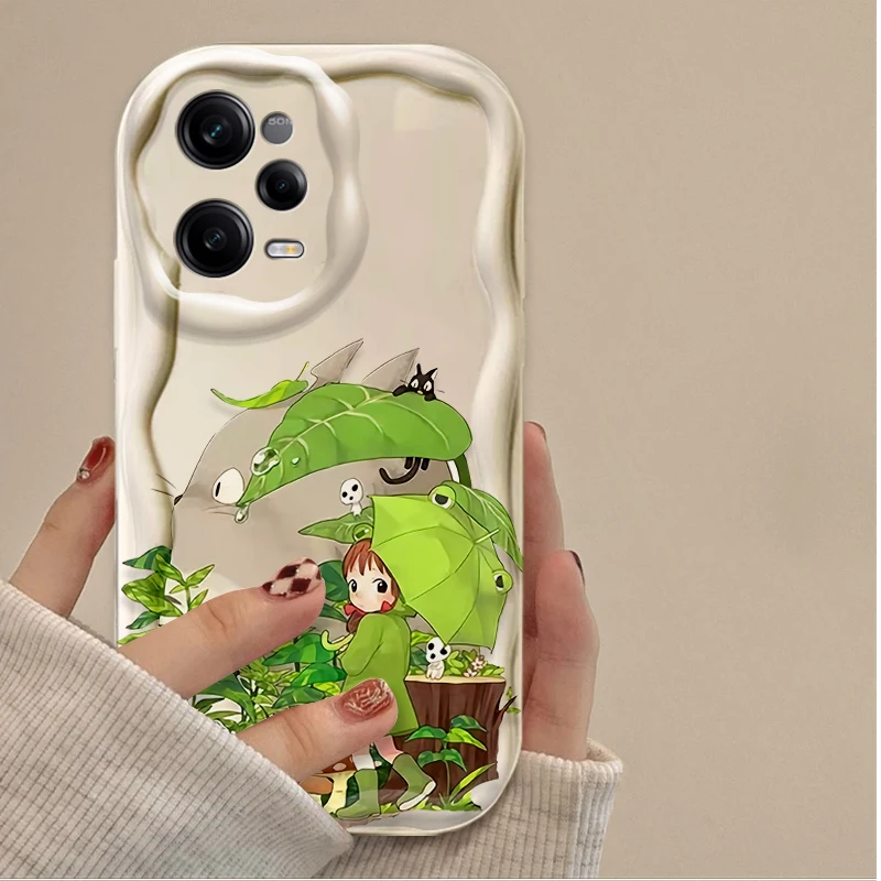Funda T-TotoroS de dibujos animados para Xiaomi Redmi Note 13 12 Pro Plus 4G 5G 12S 11S 1110 10S 9 9S Redmi 14C 13C 12C A3 funda de silicona - imagen 4