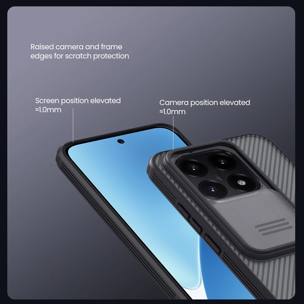 Para Xiaomi 15t funda NILLKIN funda ajustada Camshield funda protectora de lente cubierta de protección para Xiaomi 15t - imagen 5