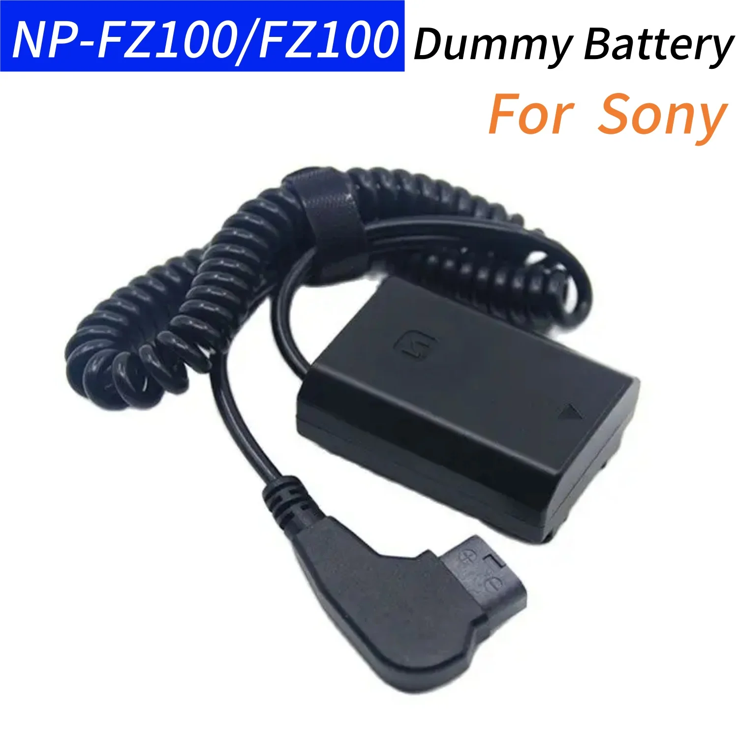 Npfz100 Sony Alpha a7iva7riiiia7iilce - 7m3 ilice - 7m3k a7m4a9a9m2fx3 cámara batería simulada d acoplamiento DC de cable de resorte de grifo