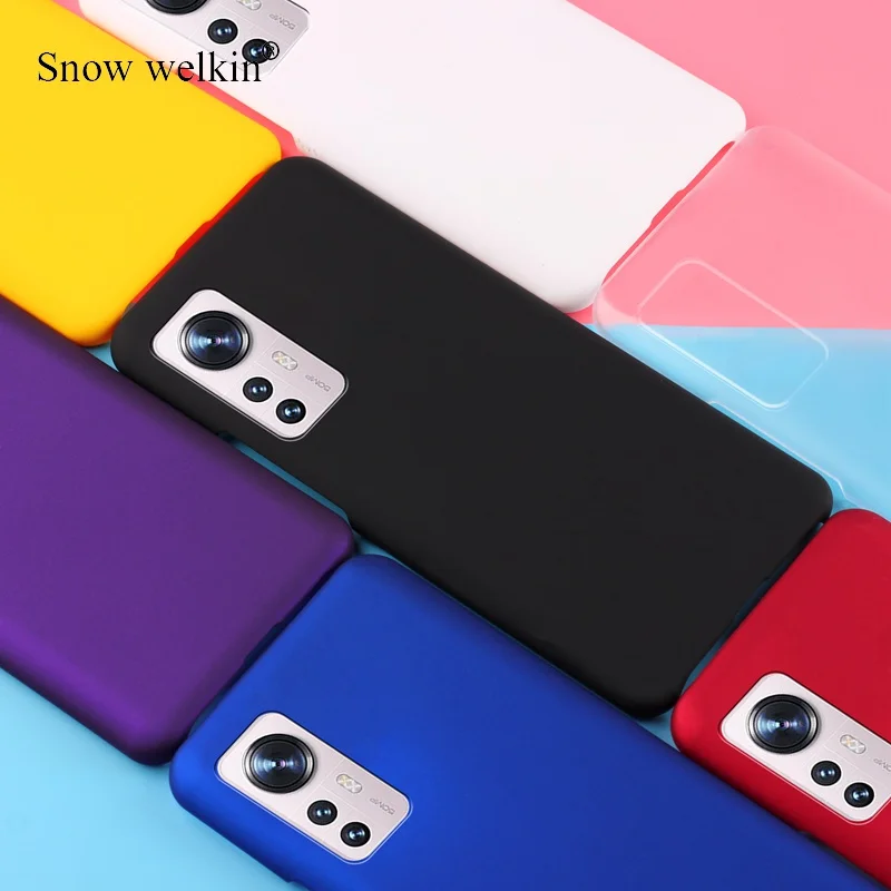 Para Xiaomi 12 12X 12T Pro Multi colores de lujo de goma mate funda de plástico duro para Xiaomi 12 12S Pro fundas traseras para teléfono - imagen 2