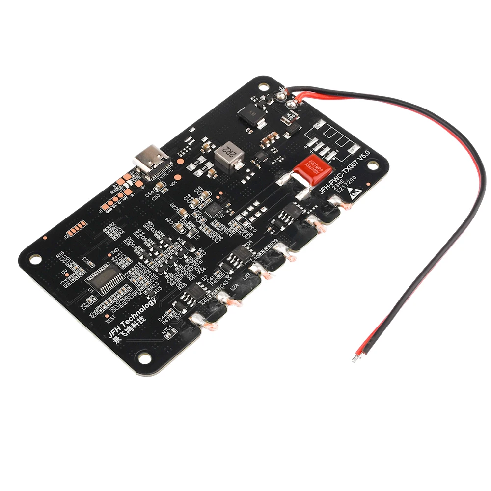 Módulo de cargador inalámbrico de alta potencia de 3 bobinas para coche, 20W, con placa de circuito de módulo transmisor de carga de cargador rápido inalámbrico tipo C - imagen 4