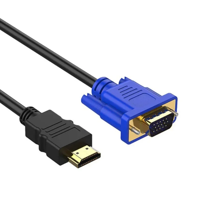 Cable compatible con HDMI de 1,8 M a VGA 1080P HD con Cable adaptador de Audio Cable compatible con HDMI a VGA - imagen 2
