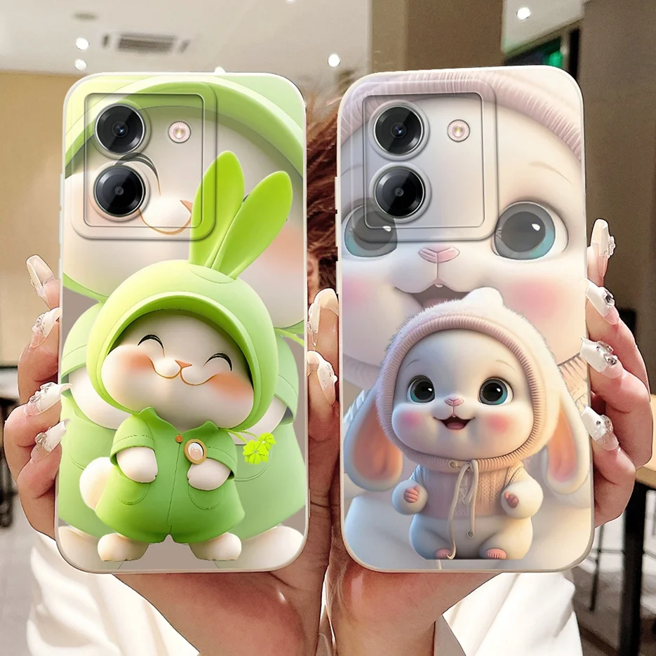 Para Xiaomi Poco M7 Pro 5G funda lindo gato moda caramelo pintado cubierta suave TPU fundas de teléfono para Xiaomi Poco M7 PocoM7 Pro 5G Fundas - imagen 2