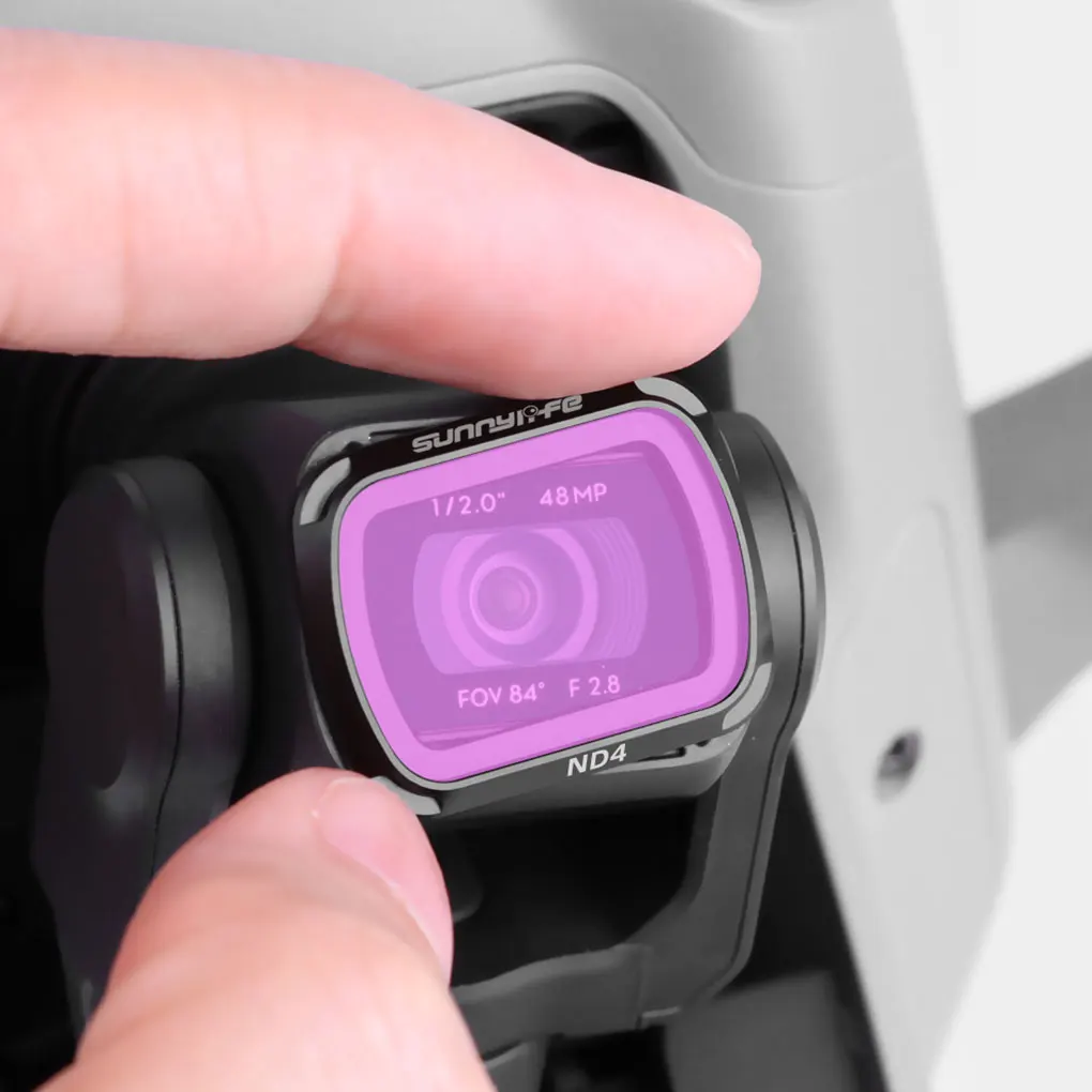Filtro de Cámara de Acción deportiva para Dron, reemplazo de filtro de lente de liberación rápida para Mavic Air 2 ND4 - imagen 2
