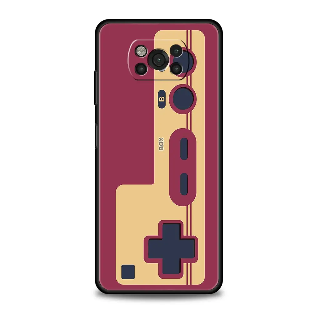 Funda de teléfono Vintage GamePad para videojuegos, funda para Xiaomi Poco X5 Pro X4 X3 NFC F5 Pro F4 F3 GT M5 M4 Pro 5G M3 C51 C50 C55 - imagen 2