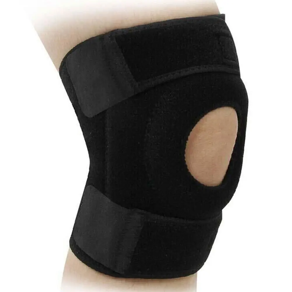 Rodillera para aliviar el dolor de rodilla, soporte con estabilizadores laterales con hebilla ajustable, dolor articular, alivio de la artritis para hombres y mujeres - imagen 4