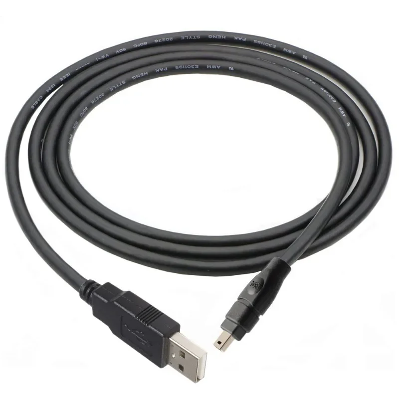 1394 a USB, adecuado para cámara digital Sony, cable adaptador especial para máquina DV, cable negro estándar positivo de doble escudo
