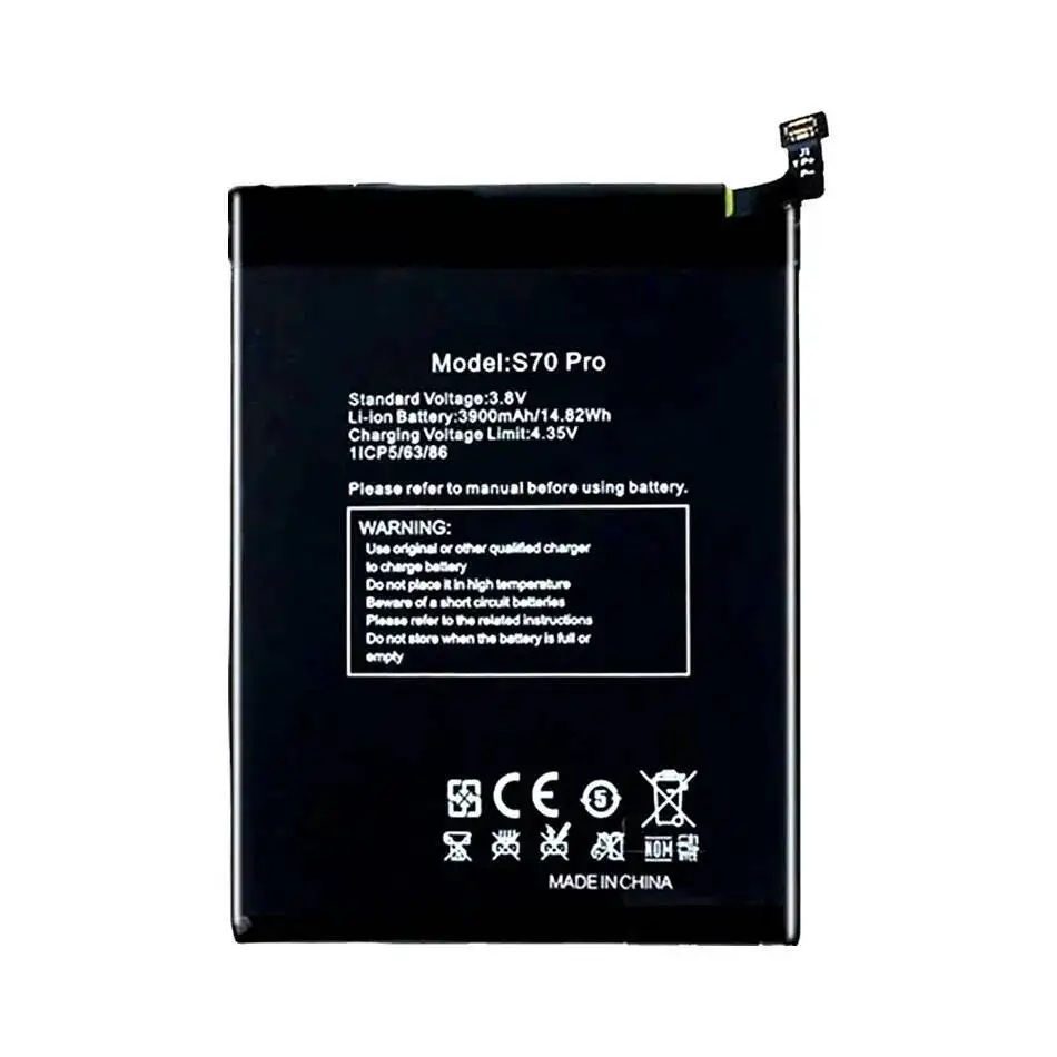 Batería de teléfono móvil para Oukitel C17 Pro S70 3900Mah carga rápida - imagen 2