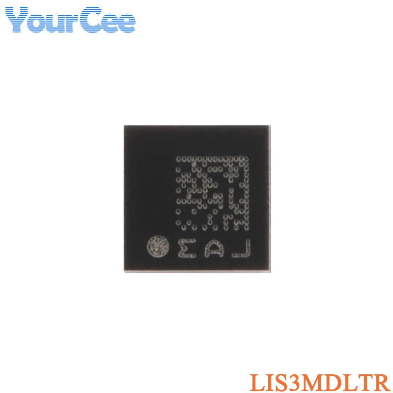 LIS3MDLTR-Sensor de campo magnético, piezas de 3 ejes, salida Digital I2C/SPI, modo de baja potencia, alto rendimiento, 5 LGA-12/1 unidad