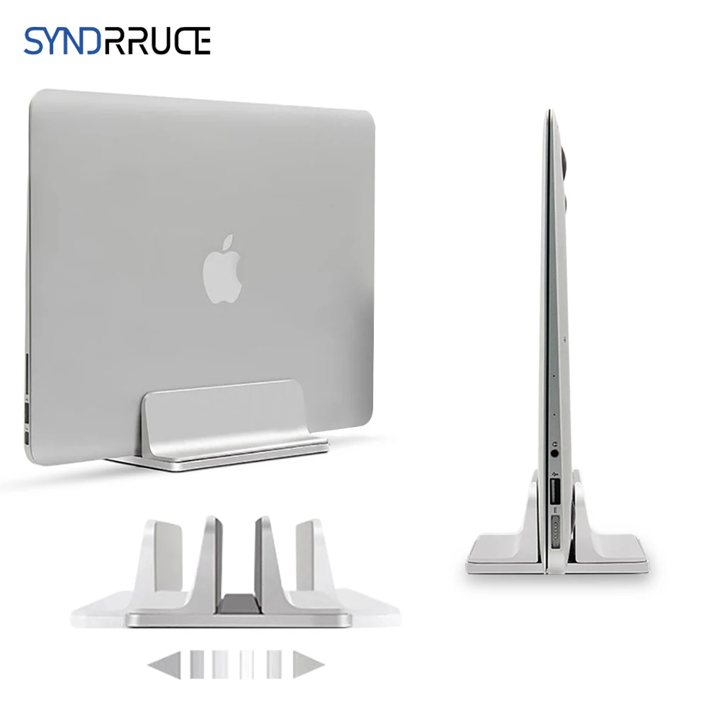 Soporte ajustable para ordenador portátil, base de aluminio con tamaño de base para Macbook Air Pro 13, 15 y 16 - imagen 2