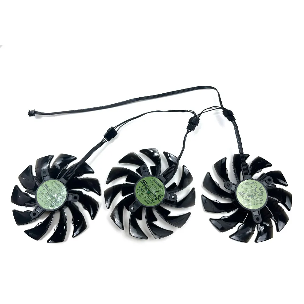 Ventilador de refrigeración para tarjeta de vídeo, dispositivo T129215BU AORUS GTX 1080 Ti GPU, para GIGABYTE AORUS GeForce GTX 1080Ti, GTX 1080, 1070, GV-N108TAORUS, nuevo - imagen 4