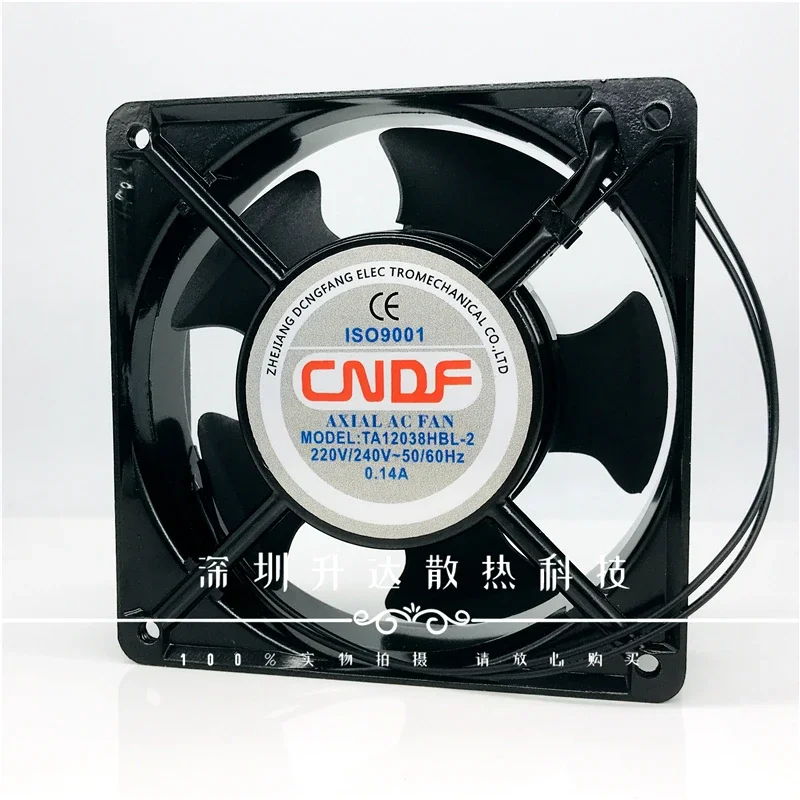 Nuevo ventilador de CA CNDF TA12038HBL-2 AC 220V 0.14a 12cm 12038 12cm 120*120*38mm