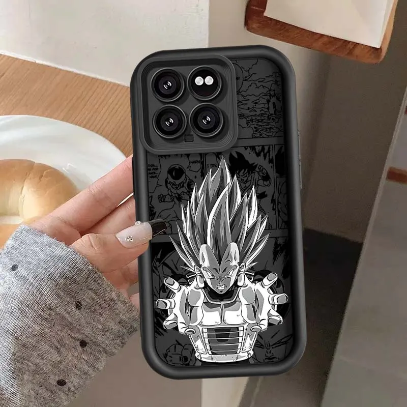 D-Dragon Balls Anime Cool Vegeta cubierta para Xiaomi Mi 17 15 14 13 12 14T 13T Pro Max Lite ojo escalera funda de teléfono - imagen 3