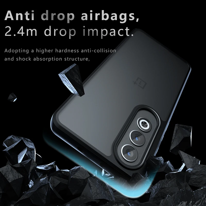 Para OnePlus Ace 5 Ultra Ace5 Ultra funda trasera para teléfono Airbag a prueba de golpes protección anticaída antihuellas mate Coque - imagen 4