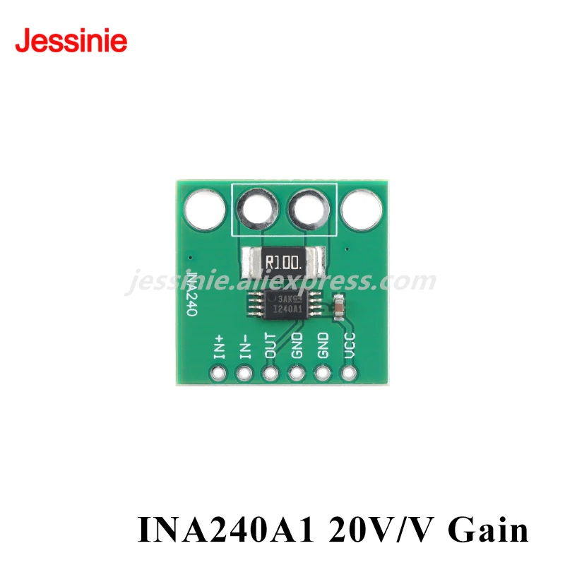 5 uds/1 unidad INA240A1 INA240A2 INA240A3 INA240A4 Módulo amplificador de detección de corriente adquisición de corriente bidireccional 20V 50V 100V 200V - imagen 2