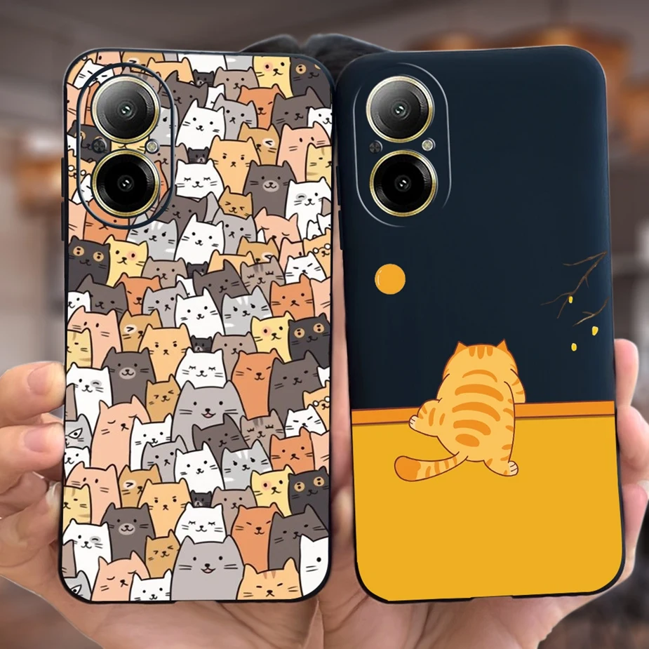 Para Realme C67 4G funda RMX3890 Linda funda de dibujos animados de moda funda de teléfono de silicona suave para Realme C67 C 67 RealmeC67 4G Fundas Coque - imagen 3