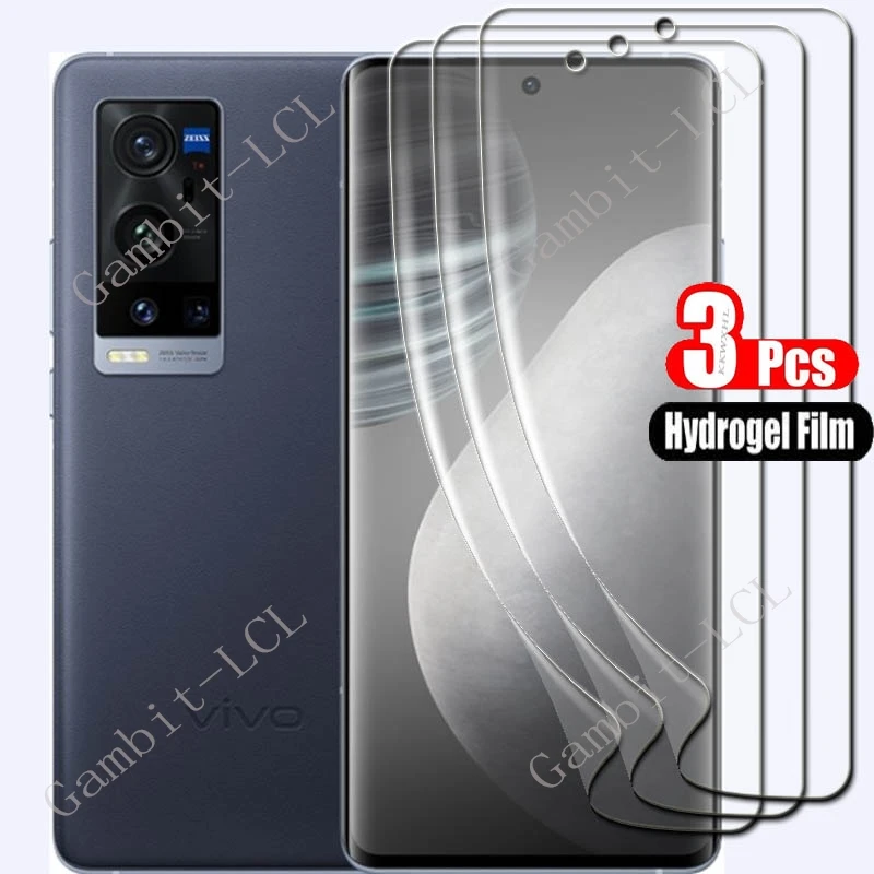 Protector de pantalla para Vivo X60 Pro + 5G X60tPro + VivoX60Pro X60 Pro Plus, película de hidrogel suave hidráulica, cubierta protectora completa - imagen 2