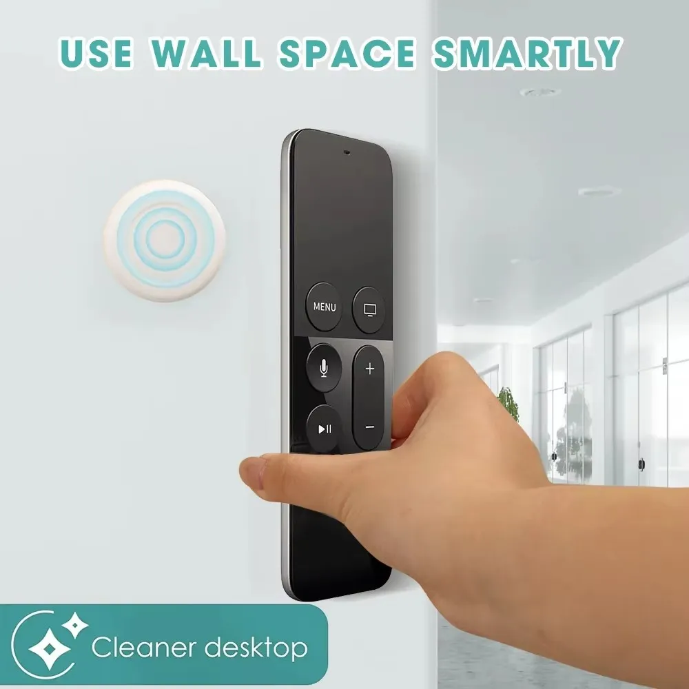 Soporte magnético para Control remoto, soporte de pared para almacenamiento, organizador de llaves autoadhesivo sin agujeros para el puente de la Oficina y el hogar - imagen 5