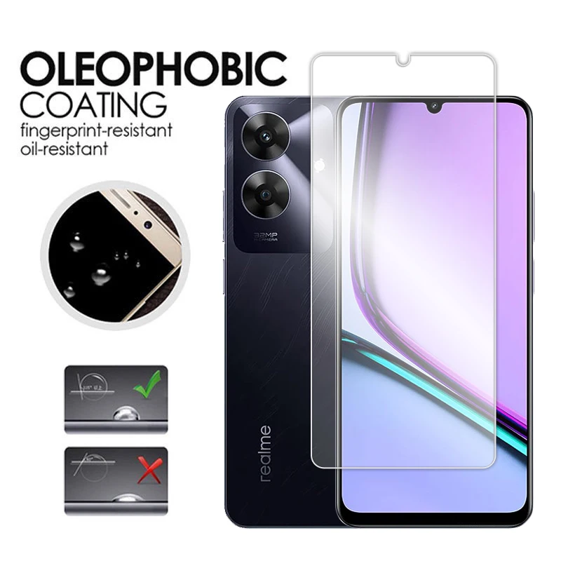 Protector de pantalla para Realme Note 60, cristal templado transparente HD de 6,74 pulgadas, película para Realme Note 60 - imagen 5
