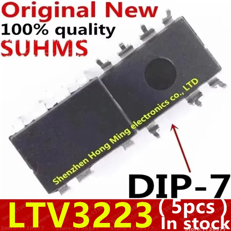 (5 piezas) 100% nuevo conjunto de chips LTV3223 LTV-3223 DIP-7