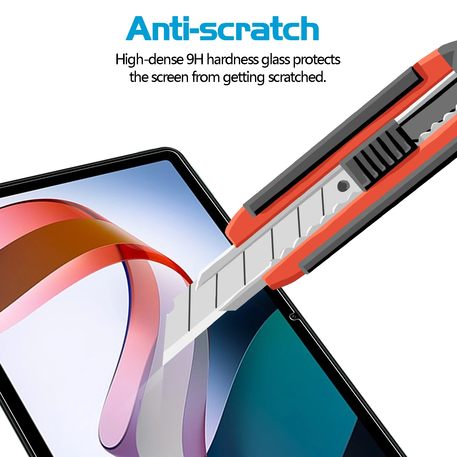 Protector de pantalla de vidrio templado para Xiaomi Redmi Pad, película a prueba de explosiones de 10,6 pulgadas, 2022, 3 uds. - imagen 4