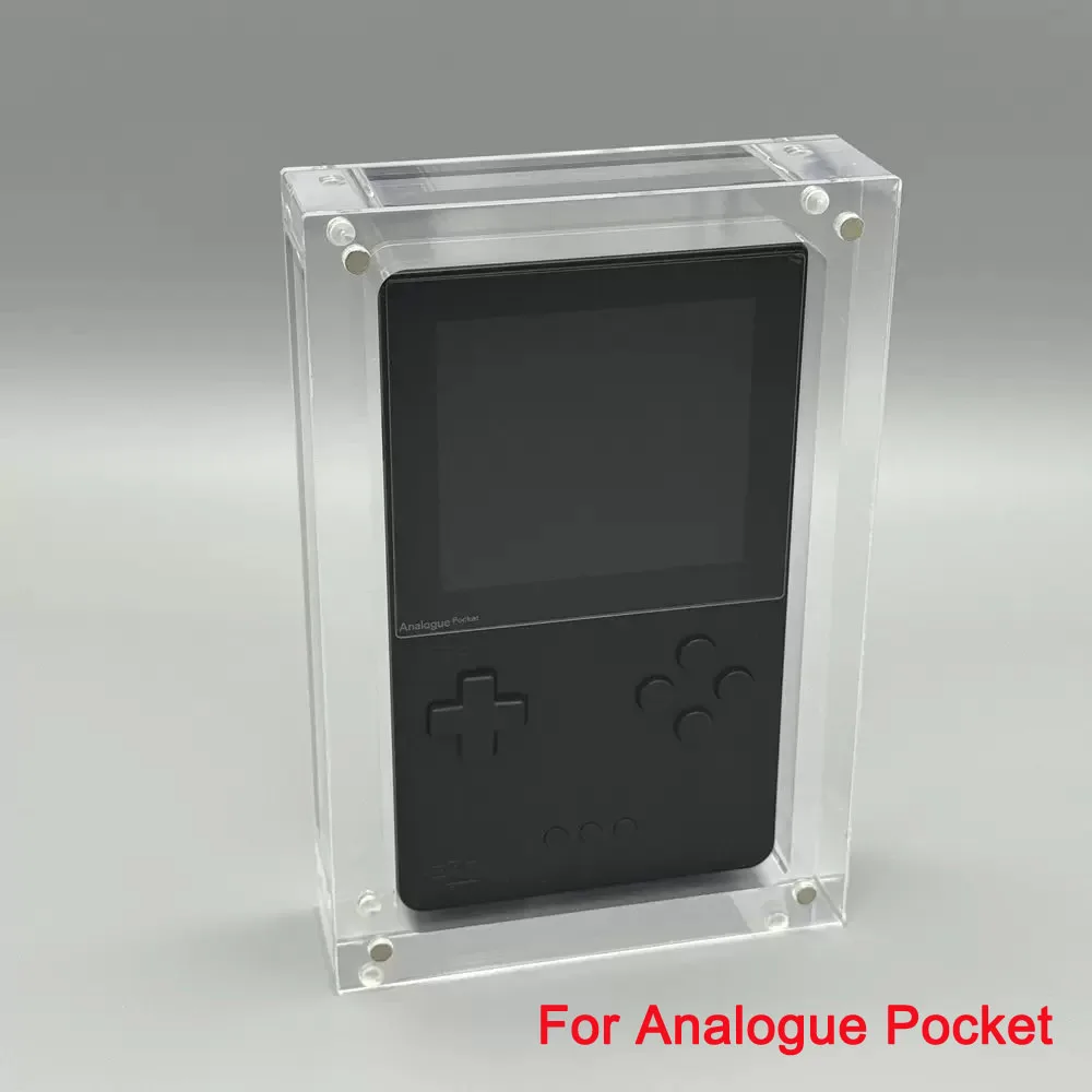 Para bolsillo analógico para consola de juegos AP cubierta magnética acrílica consola caja de almacenamiento Shell - imagen 2