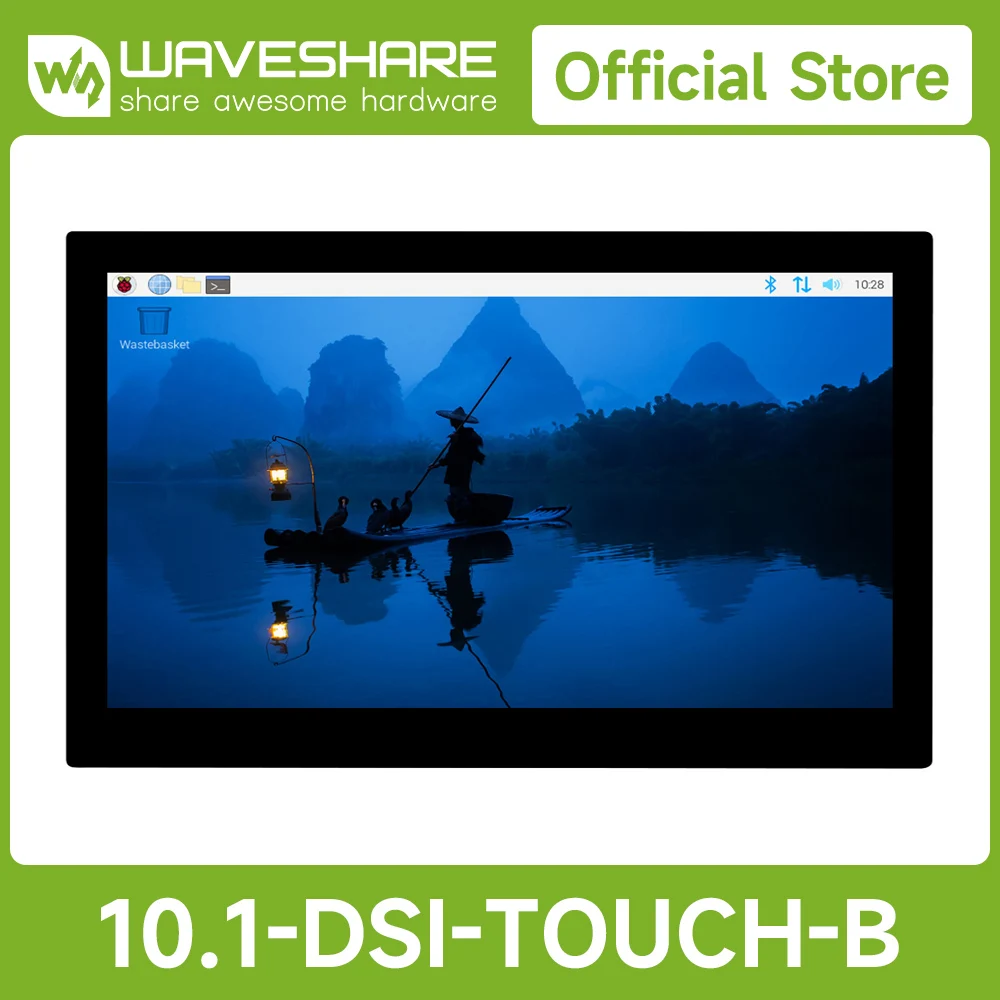 Raspberry Pi Pantalla táctil DSI de 10,1": 720x1280 IPS, capacitiva de 10 puntos con vidrio templado duradero - imagen 4