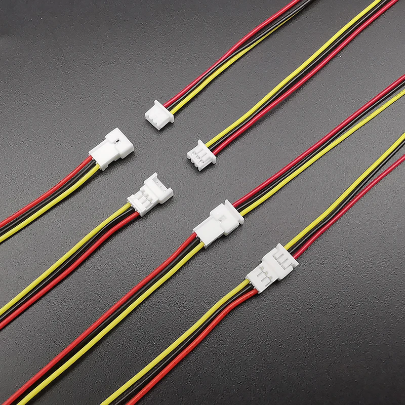 5/10 pares Mini Micro JST 1,25 conector de Cable macho hembra paso 1,25mm 3 pines JST enchufe Jack conectores de Cable de Terminal 15CM - imagen 2