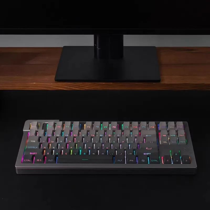 Juego de teclas grises, 105 teclas PBT, doble disparo, impresión superior/lateral, brillo a través de teclas retroiluminadas para teclado mecánico personalizado MX Switch - imagen 5
