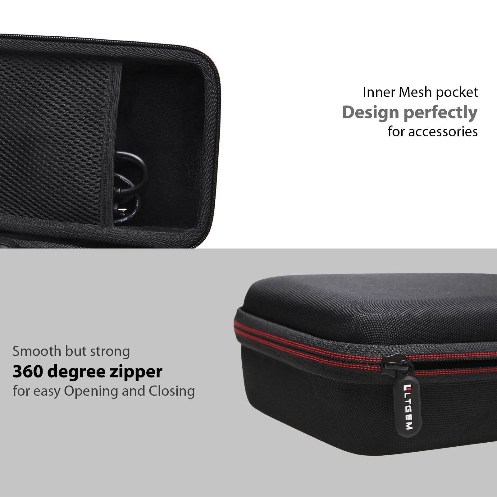 Estuche rígido de EVA para Sony ZV-1F/ZV-1/ZV-1 II Bolsa protectora de almacenamiento para cámara digital (¡solo estuche!) - imagen 4