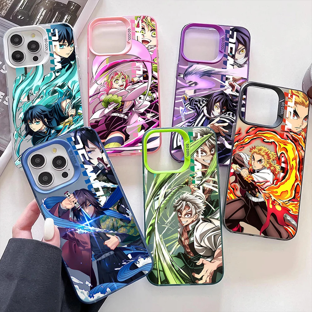 Funda de teléfono Anime d-demons s-layers para iPhone 17 Air 16e 16 Pro Max 15 14 Plus 13 12 Mini 11 Pro, funda trasera de silicona a prueba de golpes