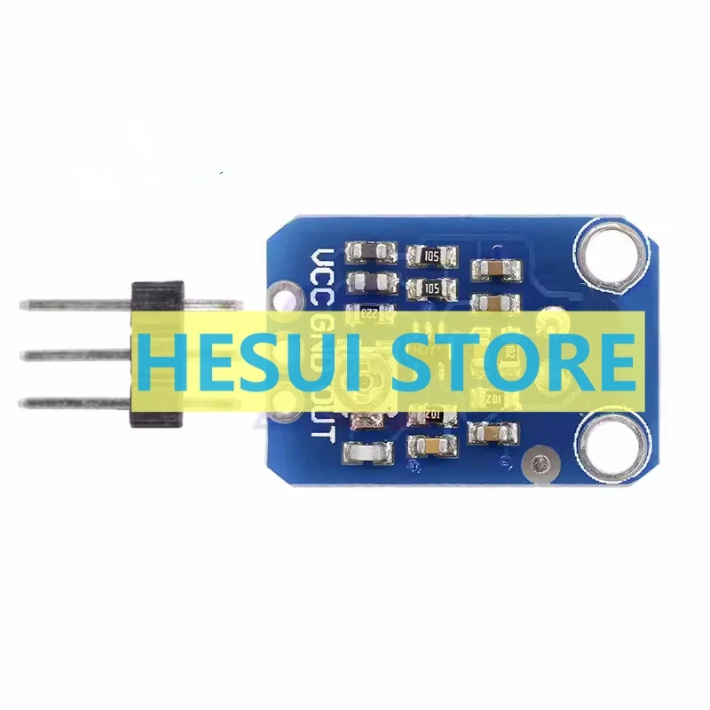 Módulo 4466 MAX4466 Placa de módulo de sensor de sonido Placa de módulo de preamplificador de micrófono Módulo de preamplificador de micrófono Azul - imagen 4