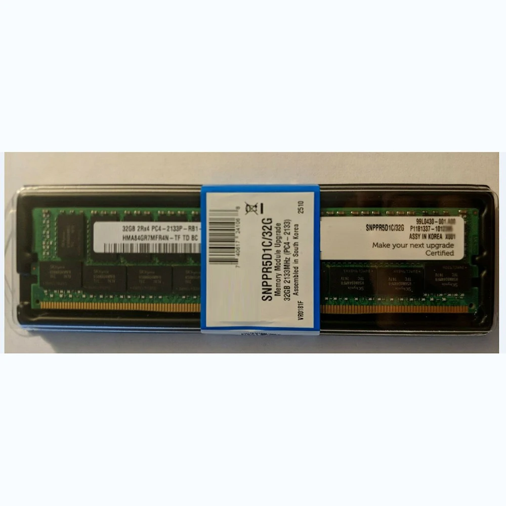 SNPPR5D1C/32G 2133 RAM PR5D1 RIDMM Memoria de servidor 32GB 2RX4 PC4-2133P - imagen 4