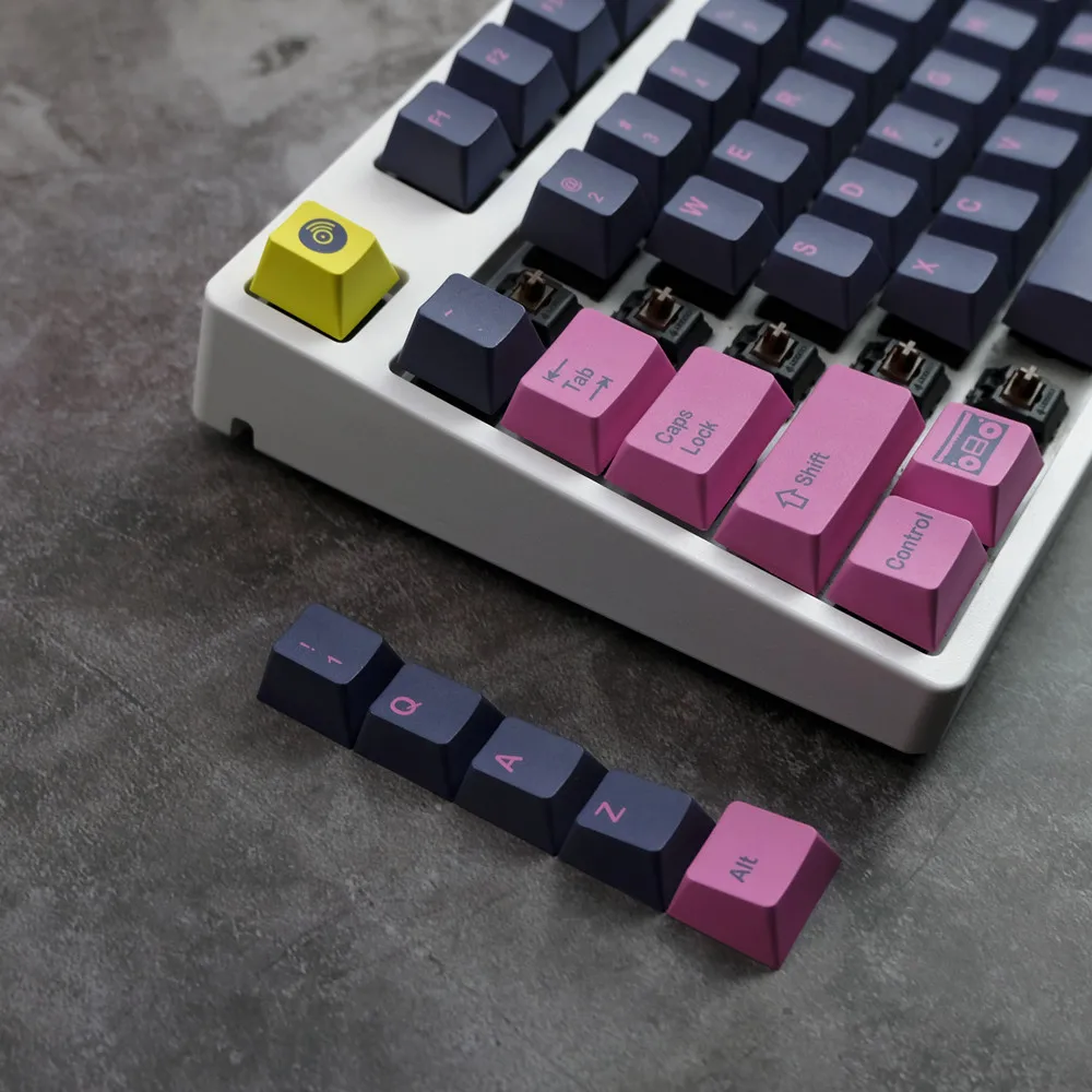 Teclas GMK Retrowave, 140 teclas PBT, teclas Cherry Profile DYE-SUB, teclas GMK personalizadas para teclado mecánico - imagen 4