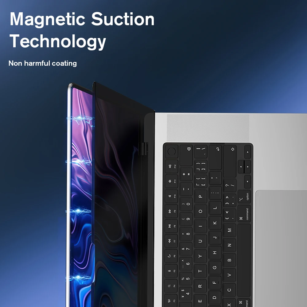 Protector de pantalla de privacidad para Macbook Pro 16 14 Air 13 15 A2485/A2780/A2141/A2941 A2442/A2779 A2681 A1932/A2179/A2337, película filtrante - imagen 3