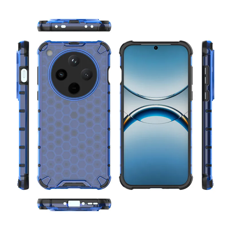 Para OPPO Find X8 Funda OPPO Find X8 Funda estilo panal Protector de parachoques duradero Fundas protectoras traseras para teléfono en Find X8 Pro Funda - imagen 2