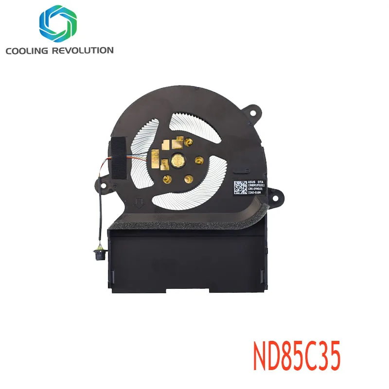 Ventilador de refrigeración de la CPU del ordenador portátil nd85c35-21a16 para ASUS ZENBOOK PRO DUO 15 OLED UX582L UX582LR UX582Z UX5100Z 13NB0V10T01011