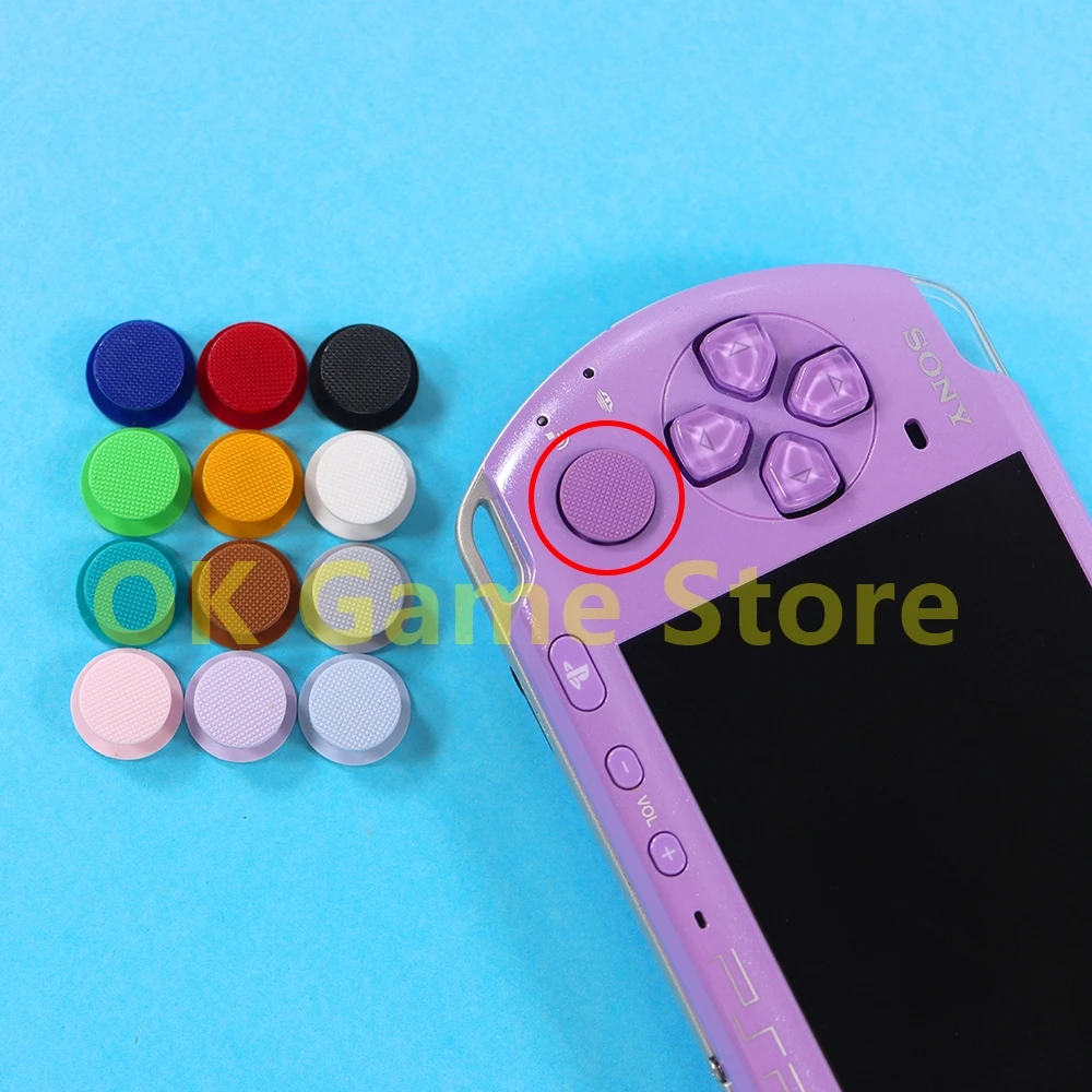 10 Uds. Tapa de Joystick analógico 3D colorida para PSP 2000 / PSP 3000 reemplazo del controlador de juego del botón de cubierta - imagen 3