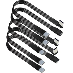 Cable USB-C 90° de Silicona con Carga Rápida PD