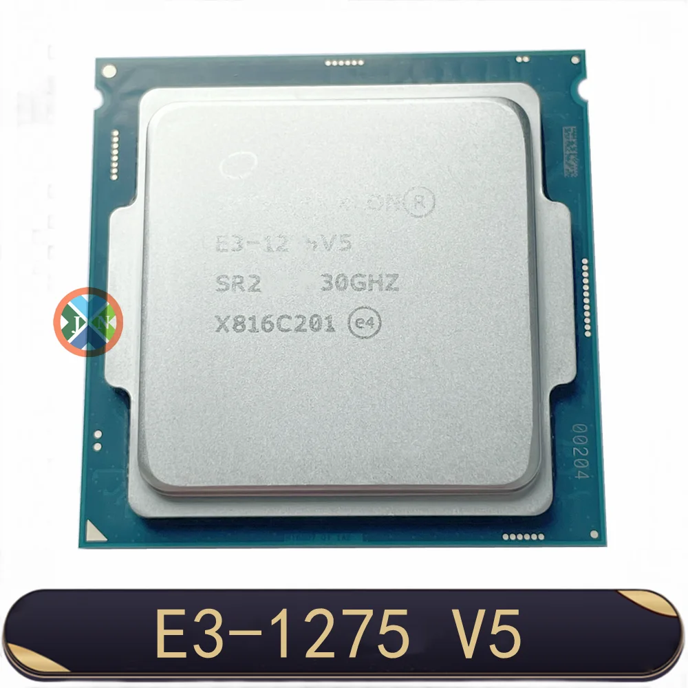 XEON-E3-1275V5 E3-1275 V5, CPU de escritorio de 3,60 GHZ, Quad-Core, 8M de caché, LGA1151, TPD, 80W
