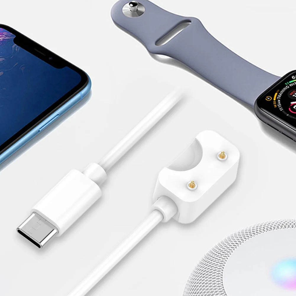 Cable de carga USB tipo C, 5V, 1000Ma, Base para Samsung Galaxy Fit 3 R390, accesorios - imagen 2