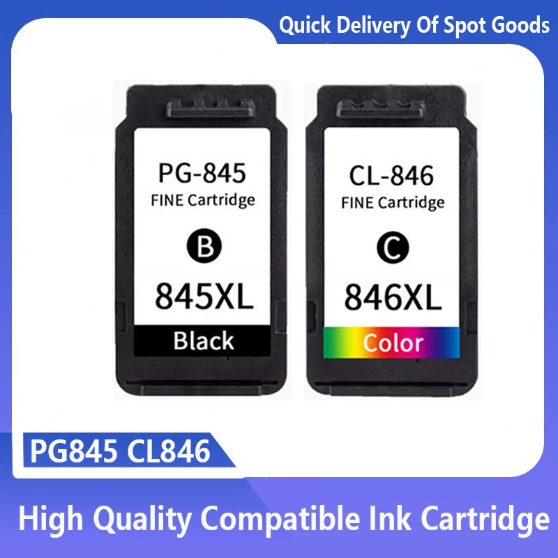 Reemplazo de cartucho de tinta para impresora Canon, PG845XL, CL846XL, PG845, PG 845, Canon Pixma, MG3080, MG2980, MG2580S, MG2580, MG2400