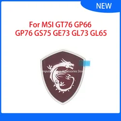 Pegatinas Metálicas MSI GT76/GP66/GP76/GS75/GE73/GL73/GL65 – Logotipo Rojo
