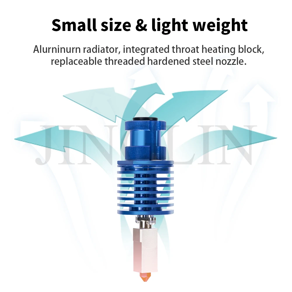 Kit de actualización V6 Hotend cabezal de impresión de alta velocidad para Ender 3/Ender 3 PRO/VORON 2,4 extrusora j-head para pieza de impresora 3D Ender 3V2/CR10 - imagen 3