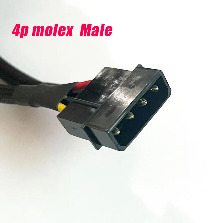 1/5/10 Uds 20cm IDE disco duro Cable de interfaz de unidad óptica grande 4 pines 1 en 2 2 vías 4 pines PSU Cable divisor de potencia LP4 Molex 1to2 - imagen 5