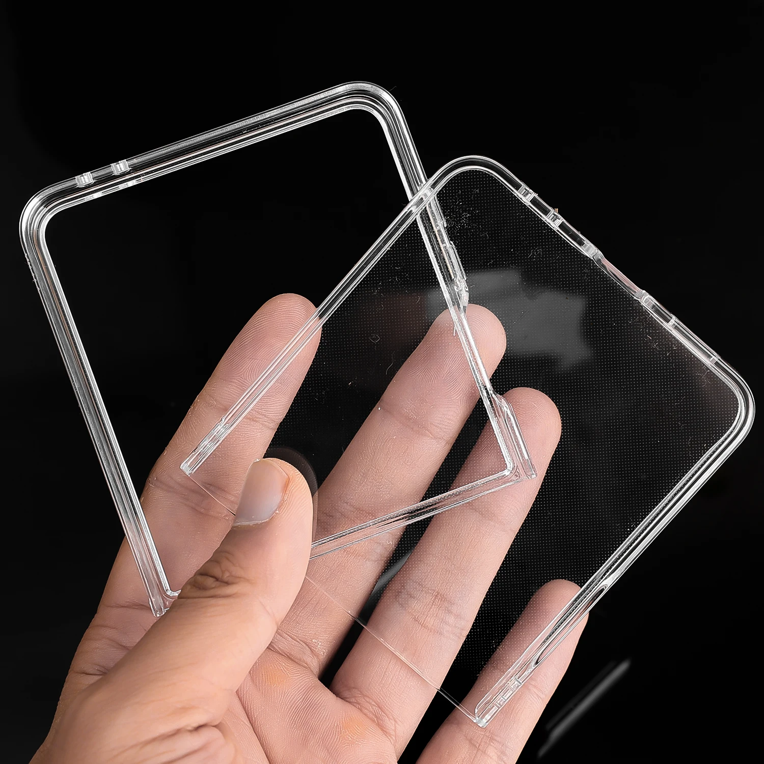 Para Samsung Galaxy Z Flip 7 Flip7 funda dura transparente para PC funda de teléfono plegable transparente delgada para Samsung Z Flip 7 ZFlip7 - imagen 2