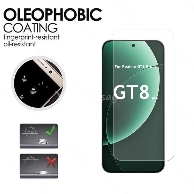Para Realme GT 8 Pro vidrio antiarañazos Realme GT 8 Pro película protectora de pantalla de vidrio templado Realme GT8 Pro película templada de vidrio - imagen 2